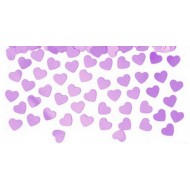 Lavender Heart Wedding Anniversary Table Confetti